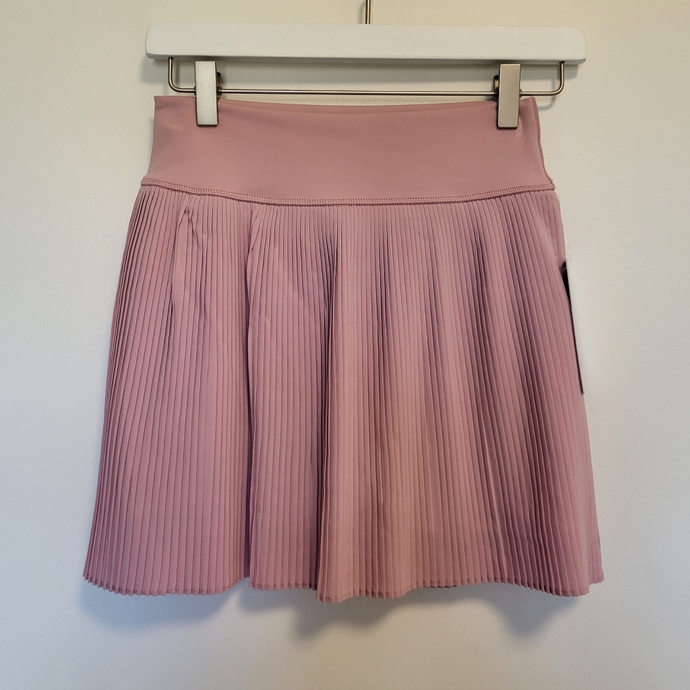 Yogalicious | Blush Pink Pleated Skort Skirt
